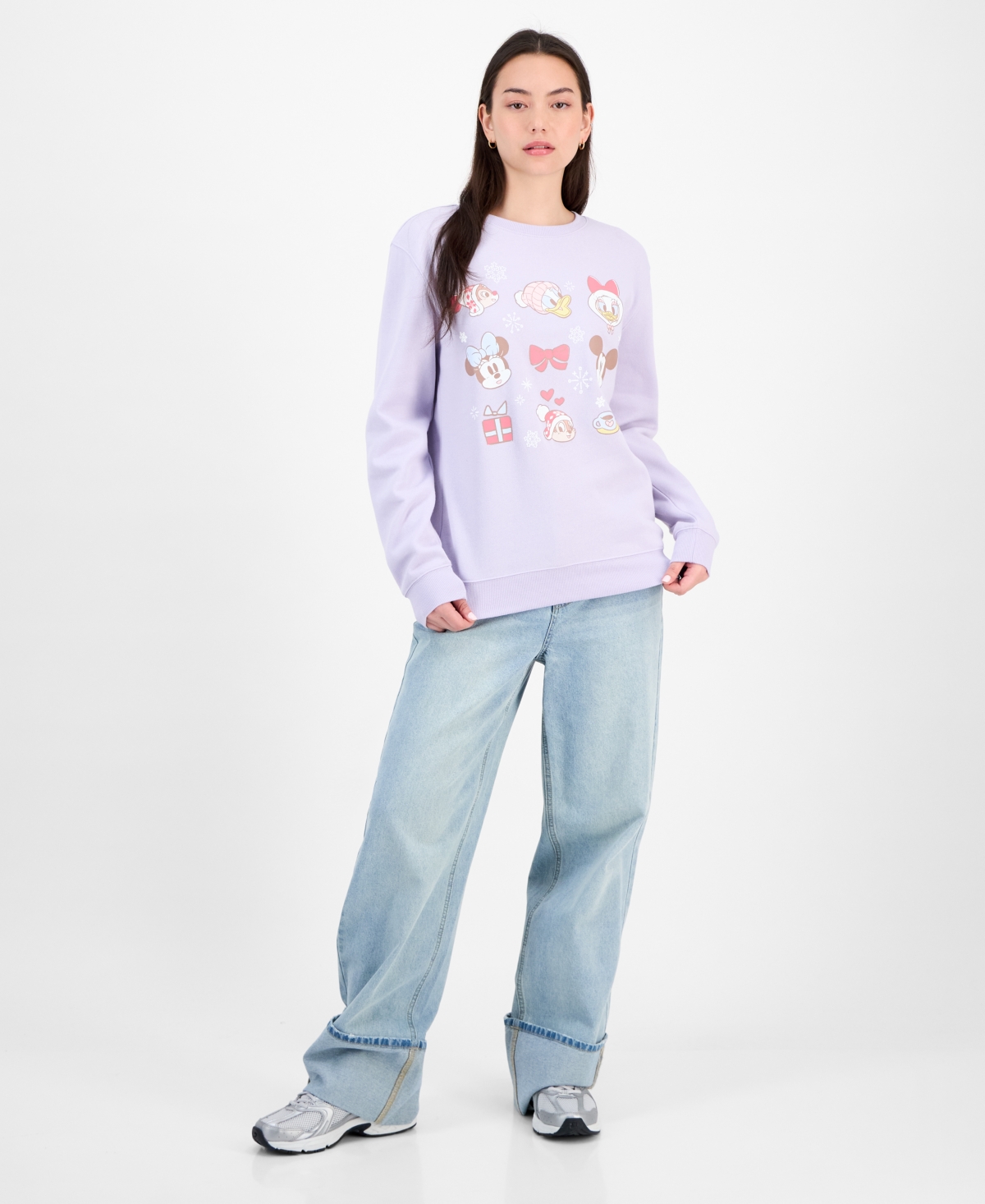 Disney Juniors' Characters Holiday Sweatshirt