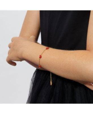 Petit Daisy Red Bracelet