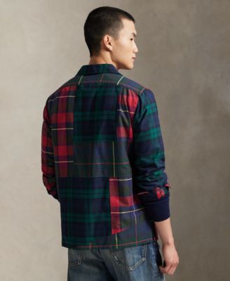 Men's Patchwork Oxford Camp Shirt