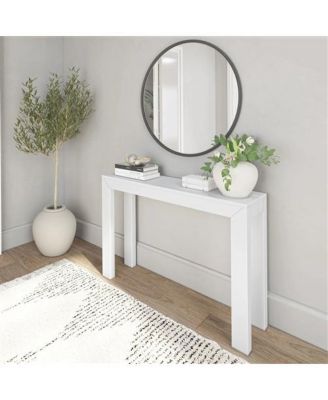 Solid Wooden Modern Accent Console Table / Sofa Table in Wood Finish