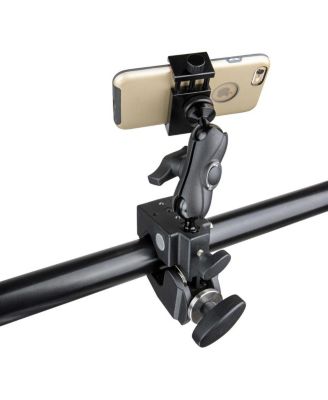Universal Smartphone Clamp with 1/4"-20 Mount