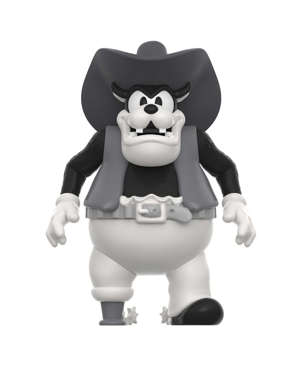 Super7 Mickey Friends Peg Leg Pete Vintage Collection Reaction Figure In Transparent