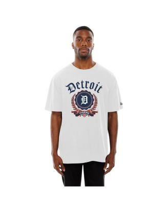 Men's White Detroit Tigers Fleur Domestic T-Shirt