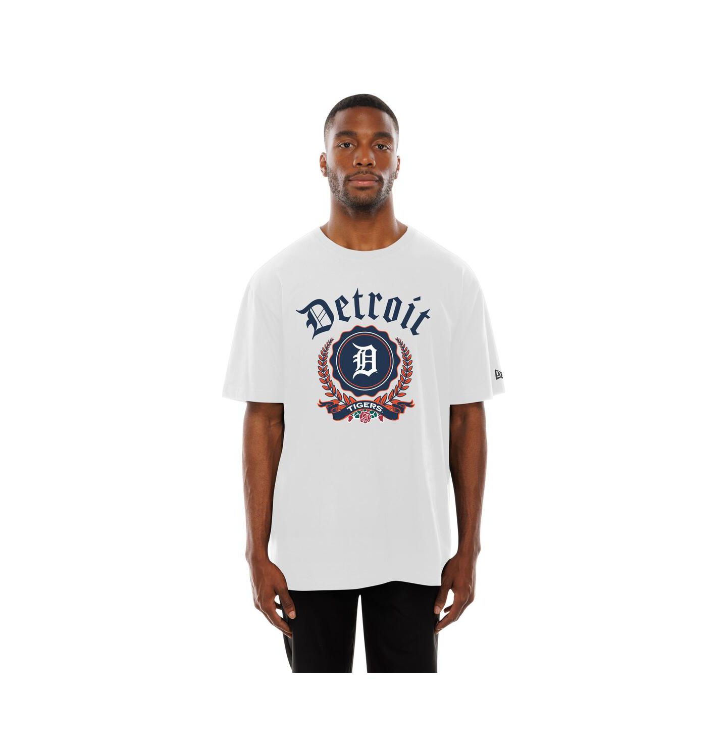 Мужская футболка New Era White Detroit Tigers Fleur Domestic — фото 3