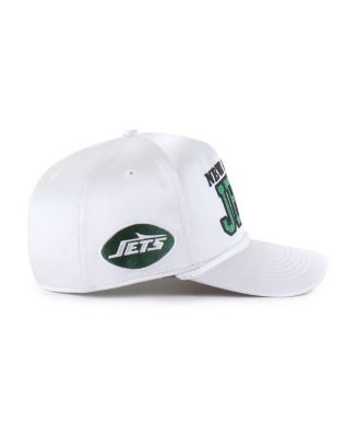 Women's White New York Jets Outspoken Hitch Adjustable Hat