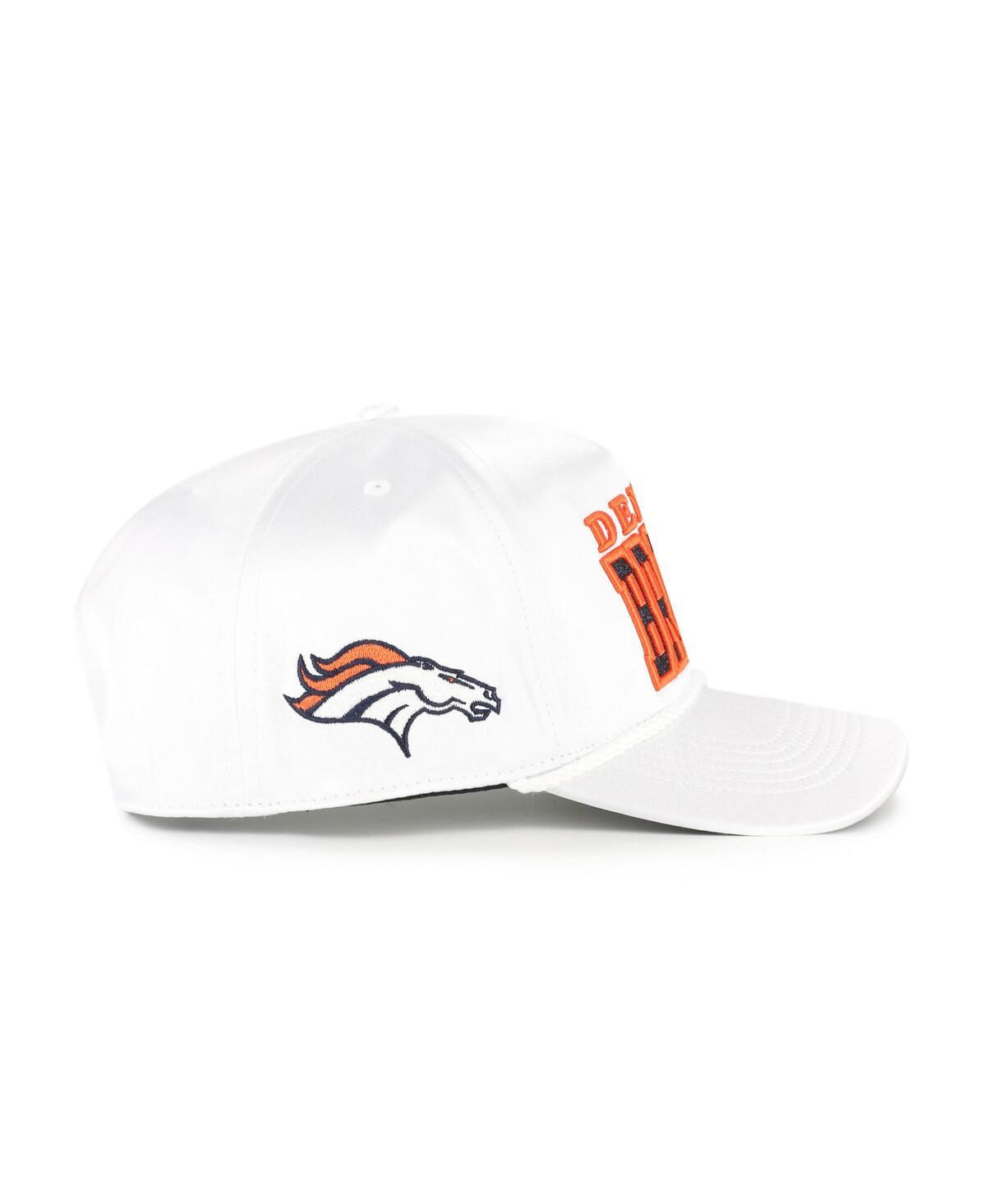 47 Brand Women's White Denver Broncos Outspoken Hitch Adjustable Hat In White