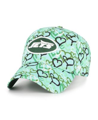 '47 Brand - Big Girls Green New York Jets Mural Clean Up Adjustable Hat