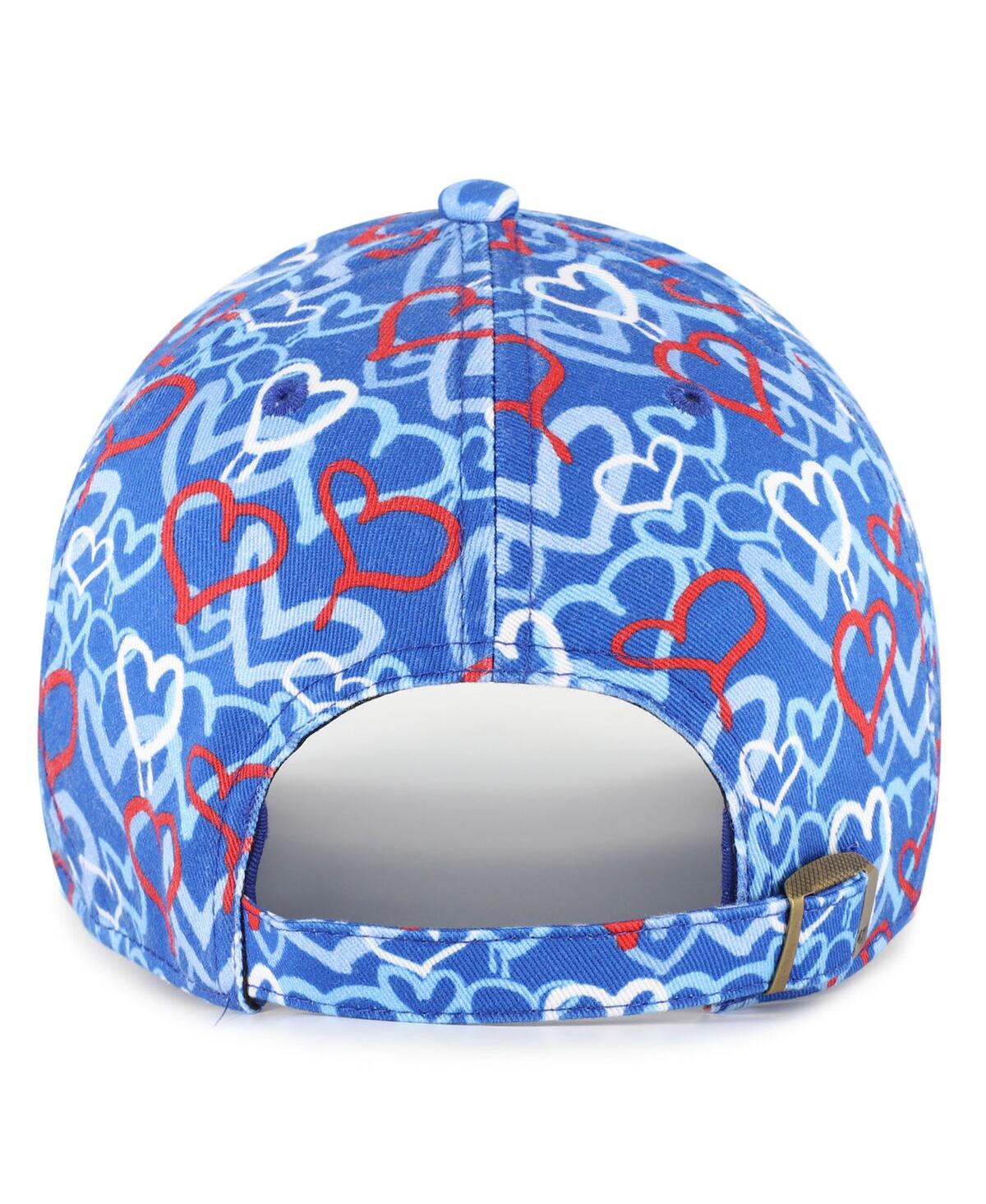 '47 Brand Big Girls Royal Buffalo Bills Mural Clean Up Adjustable Hat