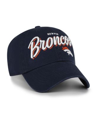 Women's Navy Denver Broncos Ariana Clean Up Adjustable Hat