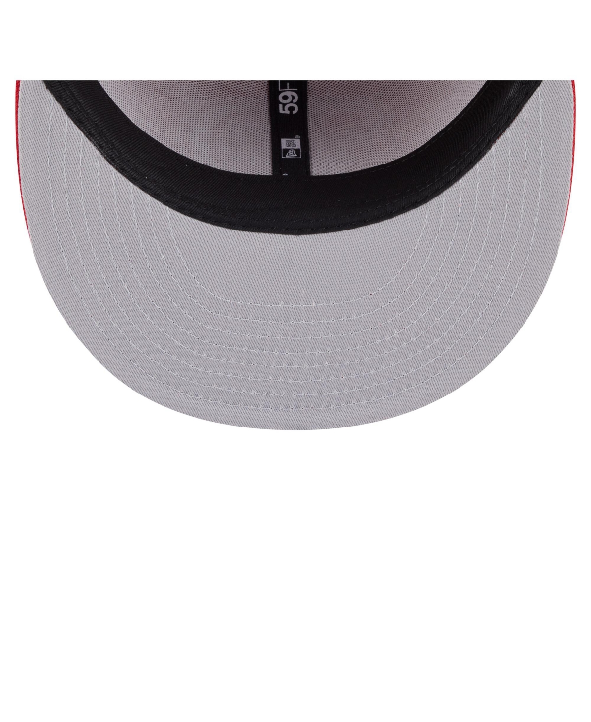 New Era Men's Red Detroit Red Wings Deceptor 59fifty Fitted Hat In Red
