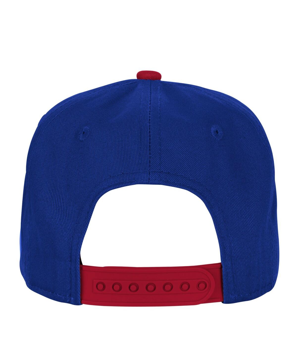 Outerstuff Big Boys And Girls Royal New York Giants Essentials Adjustable Hat In Blue