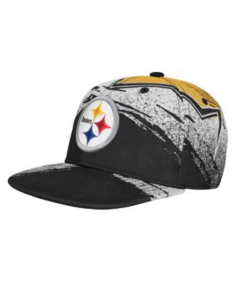 Outerstuff - Big Boys and Girls Black Pittsburgh Steelers Make Noise Adjustable Hat