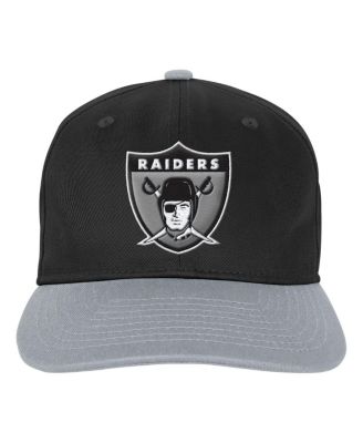 Big Boys and Girls Black Las Vegas Raiders True Retro Adjustable Hat
