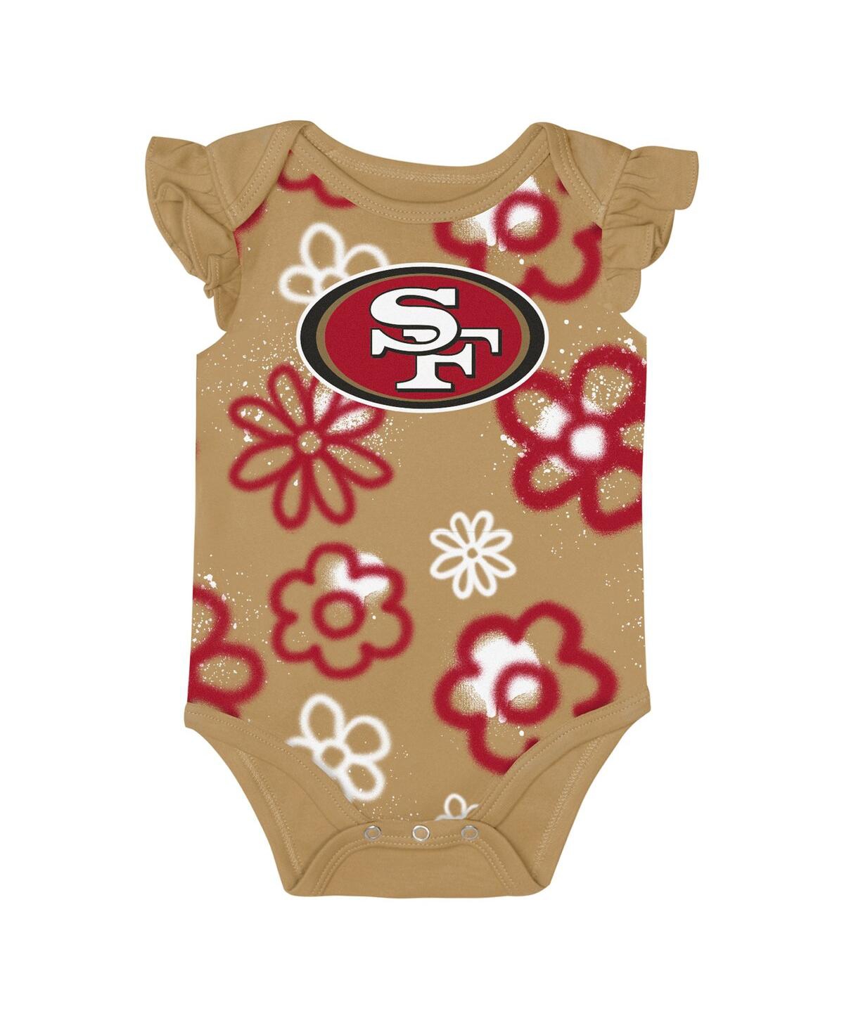 Outerstuff Baby Boys And Girls 2-piece San Francisco 49ers The Sunshine Bodysuit Set In Multi