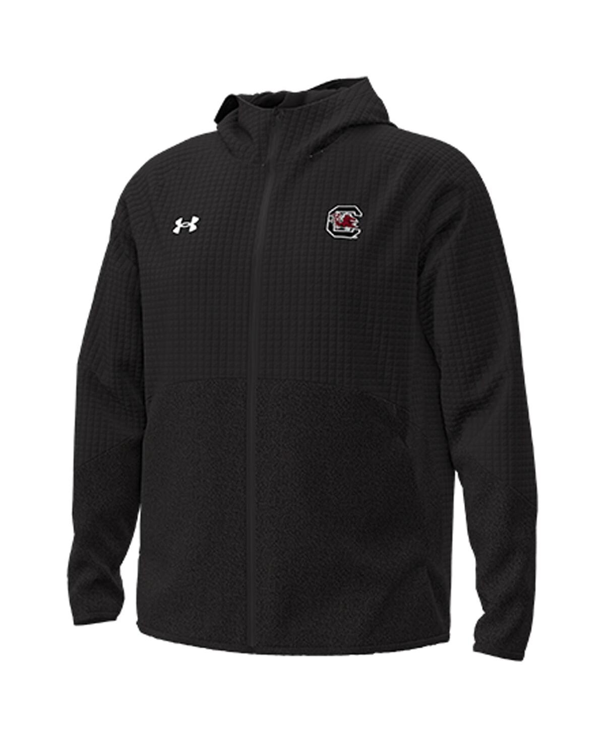 Under Armour Men's Black South Carolina Gamecocks Unstoppable Raglan Full-Zip Jacket