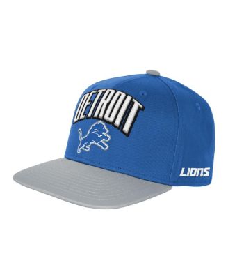 Outerstuff - Big Boys and Girls Blue Detroit Lions Essentials Adjustable Hat