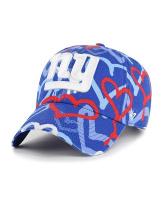 '47 Brand - Big Girls Royal New York Giants Mural Clean Up Adjustable Hat
