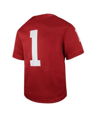 Big Boys and Girls Crimson Oklahoma Sooners Untouchable Replica Game Jersey