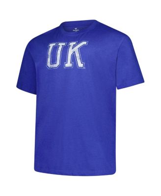 Men's Royal Kentucky Wildcats Big Tall Distressed Logo T-Shirt