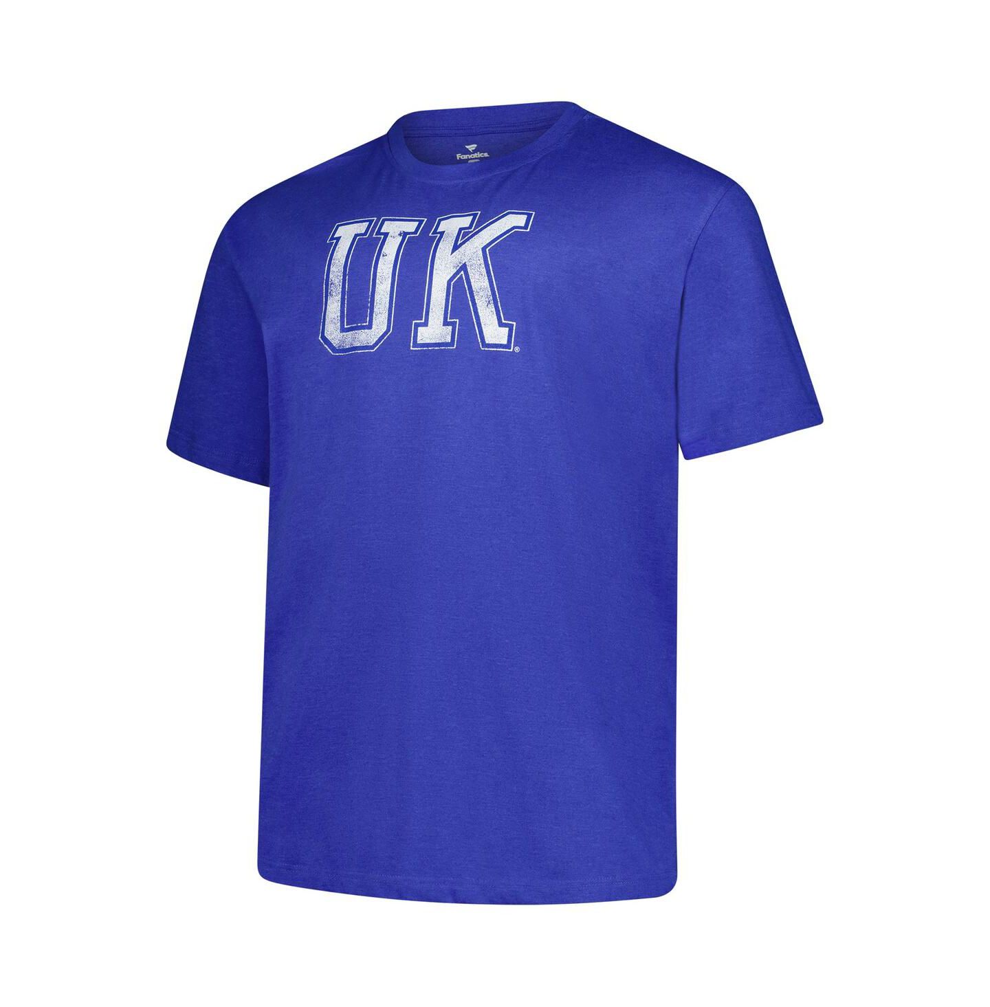 Мужская футболка Fanatics Royal Kentucky Wildcats Big & Tall Distressed Logo — фото 3