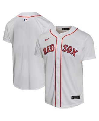 Nike - Big Boys and Girls&nbsp;White Boston Red Sox Home Game Jersey