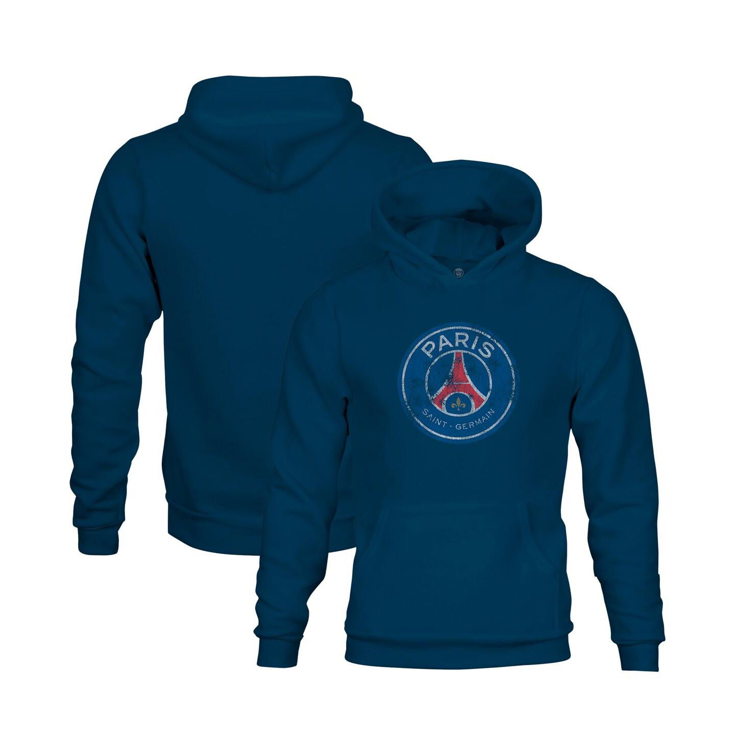 Детское худи 1863FC Navy Paris Saint-Germain Color Badge Fleece Pullover — фото 1