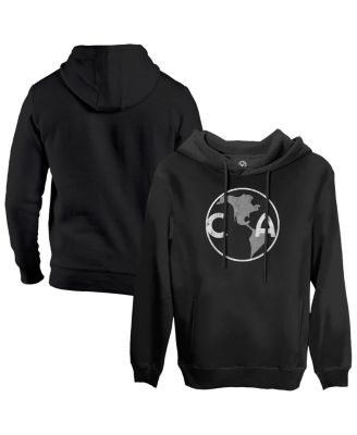 1863FC - Men's Black Club America Retro Badge Pullover Hoodie