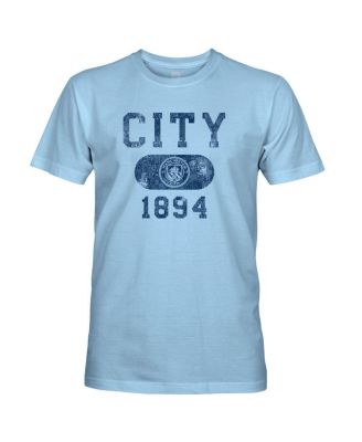 Men's Sky Blue Manchester City Bubble T-Shirt
