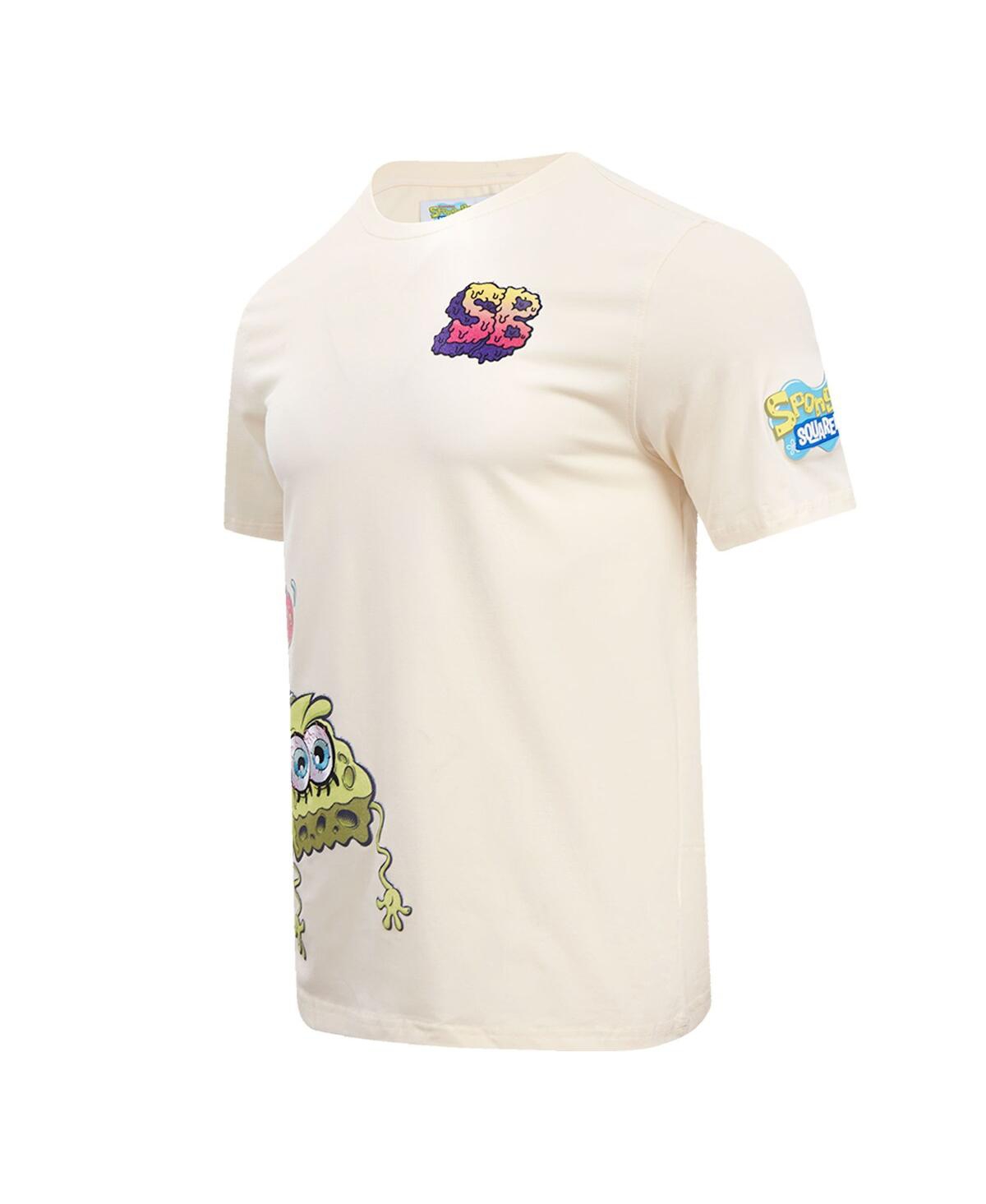 Freeze Max Men's Natural Spongebob Squarepants Sharp Skillz T-shirt In Neutral