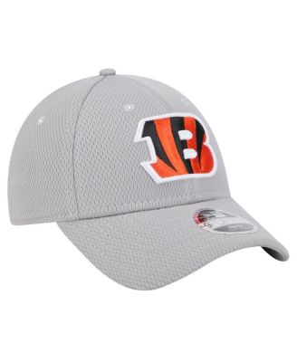 Big Boys and Girls Gray Cincinnati Bengals Main 9FORTY Adjustable Hat
