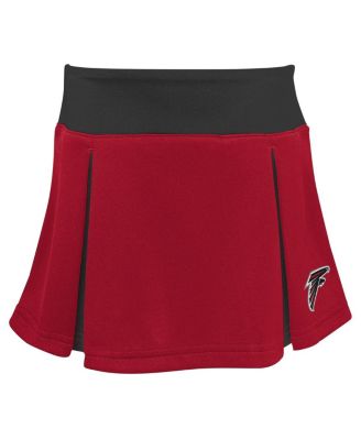 Girls Preschool 2-Piece Red Atlanta Falcons Spirit Cheerleader Set with Bloomers
