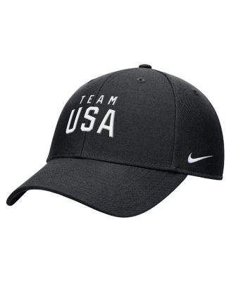 Nike - Big Boys and Girls Black Team USA Club Dri-FIT Ripstop Adjustable Hat