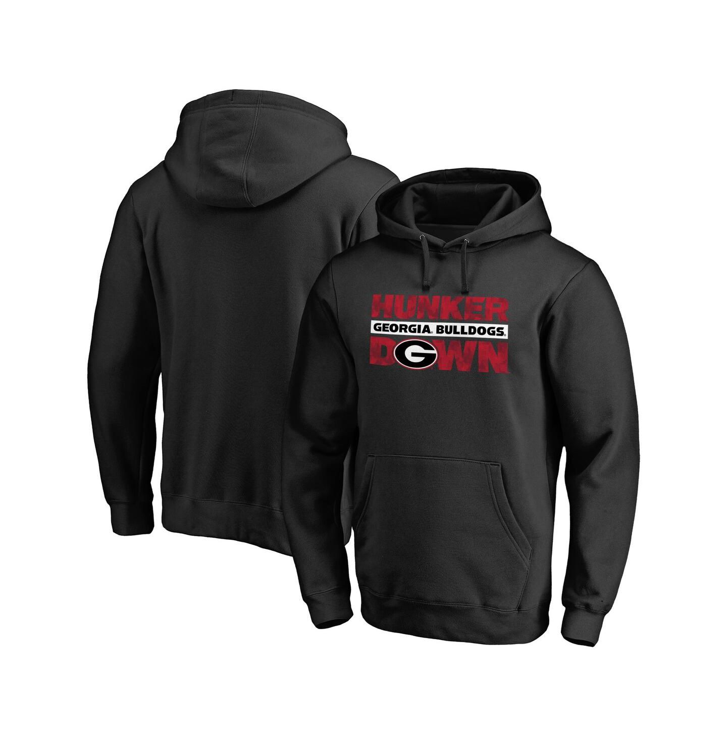 Мужское худи Fanatics Mto Label Black Georgia Bulldogs Team Hometown Collection Pullover — фото 1