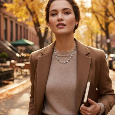 Unisex .925 Sterling Silver Nautical Anchor Link Puff Mariner Chain Necklace For Women Men 6MM Wide 18 Inch