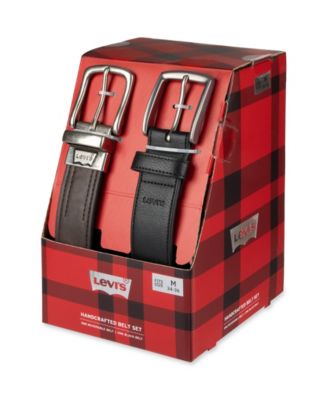 Men's 2-Pack Reversible and Casual Belt Gift Set