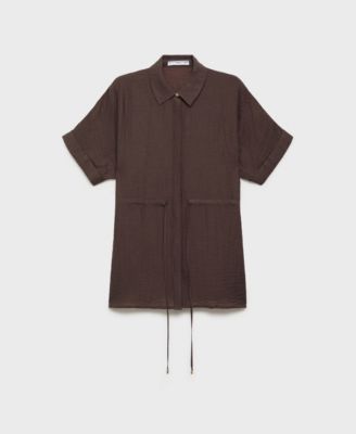 Women's Adjustable Waist Lyocell Shirt