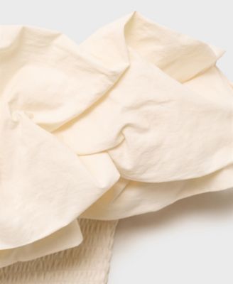 Women's Ruffles Strapless Top