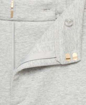 Women's Elastic Waist Straight-Fit Pants