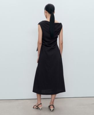 Women's Asymmetrical Knotted Dress