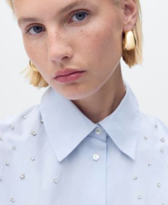 Women's Cotton Strass Shirt
