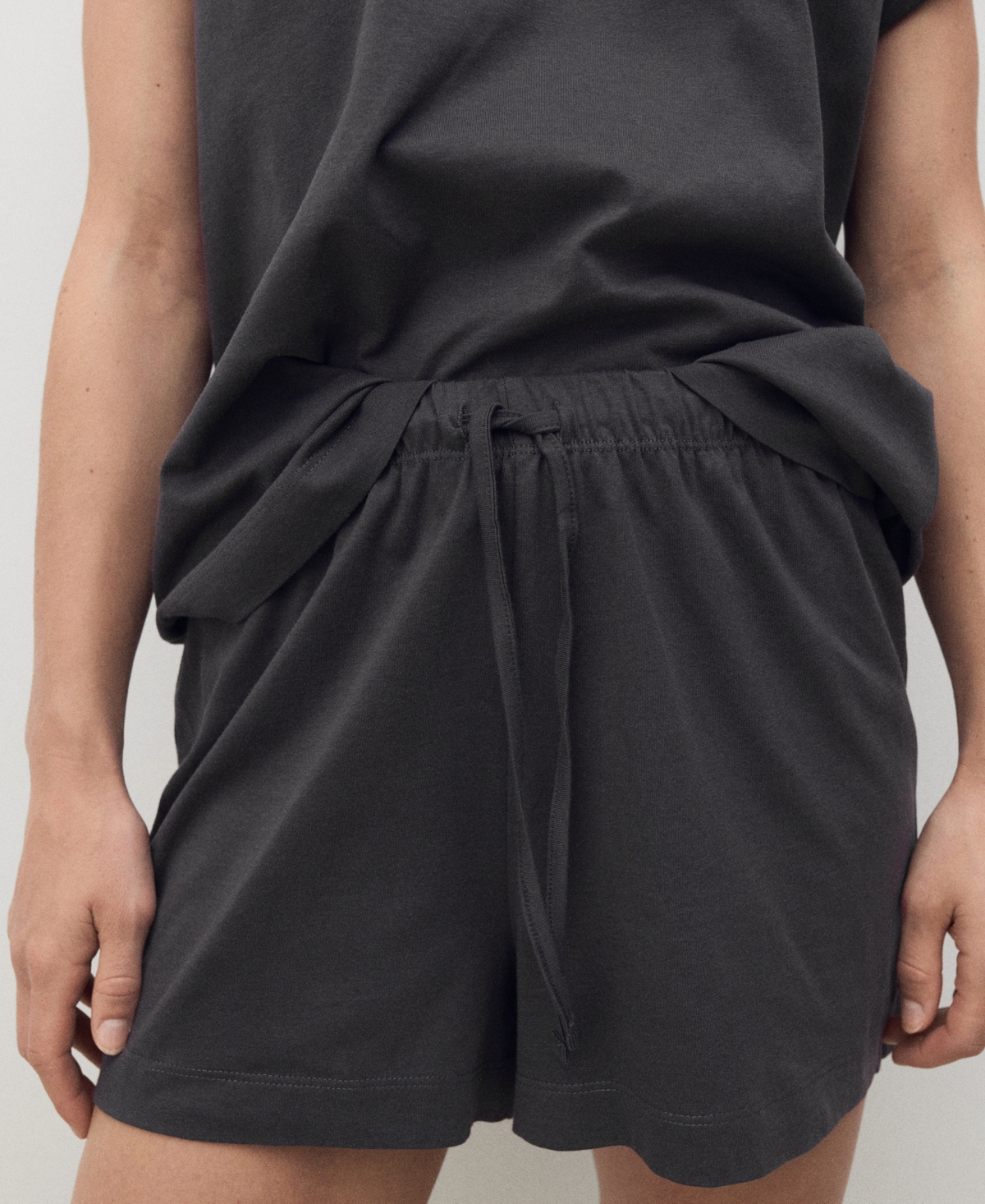 Mango Women's 2-Piece Cotton Short-Sleeved Pajamas