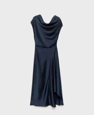 Women's Asymmetrical Satin Dress