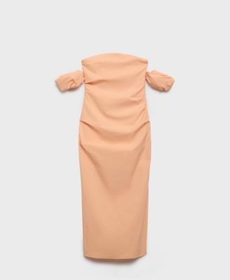 Women's Strapless Midi Dress