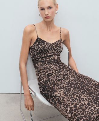 Women's Animal-Print Midi Dress