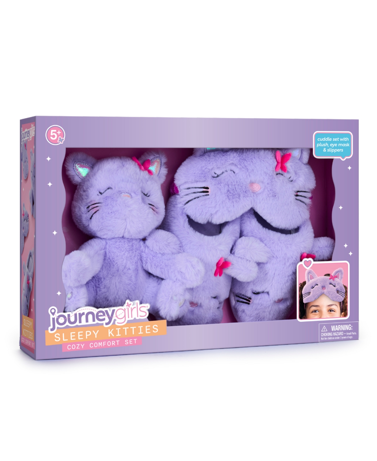 Journey Girls Sleepy Kittie Cozy Comfort Set In Multi