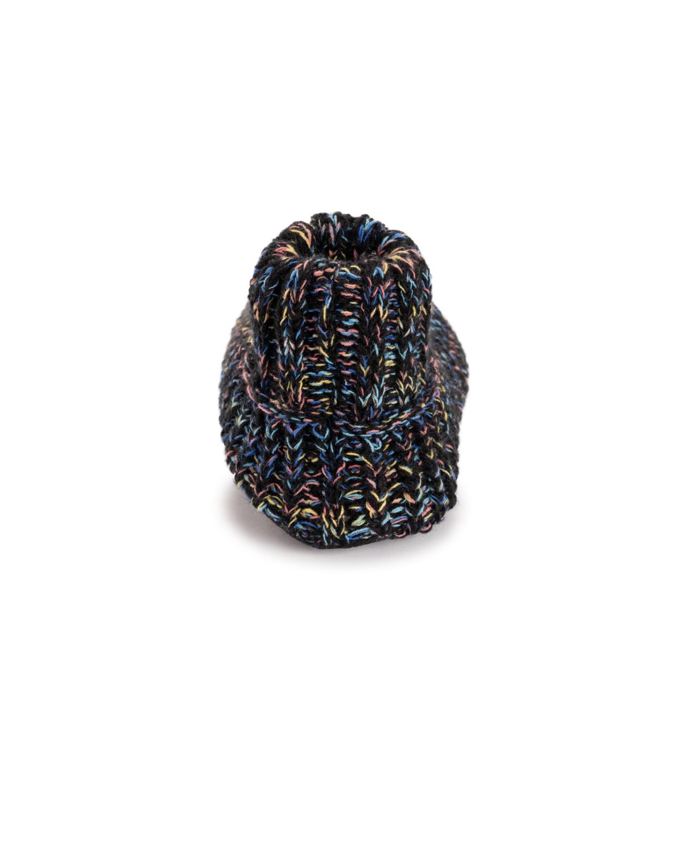 Женские ботинки MUK LUKS Icelandic Space Dye Marl Cabled Cuff Booties, цвет: Эбеновый — фото 8