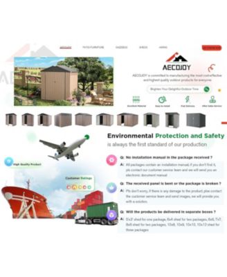 6'x4' Outdoor Storage Shed