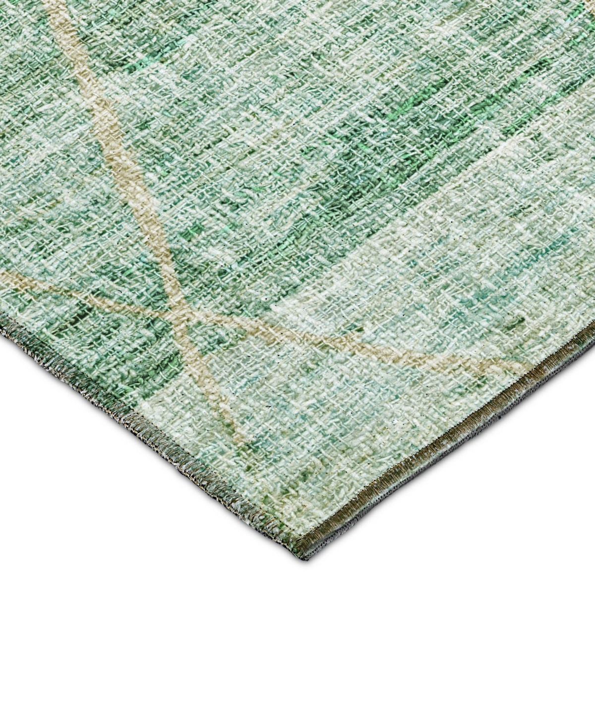 Dalyn Portico Po1 2'3"x7'6" Runner Area Rug In Green