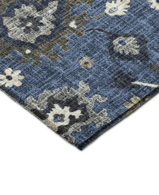 Portico Washable PO6 2'3"x7'6" Runner Area Rug