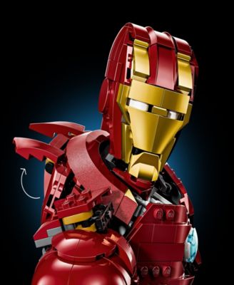 Marvel Iron Man MK4 Bust Building Kit 76327, 436 Pieces